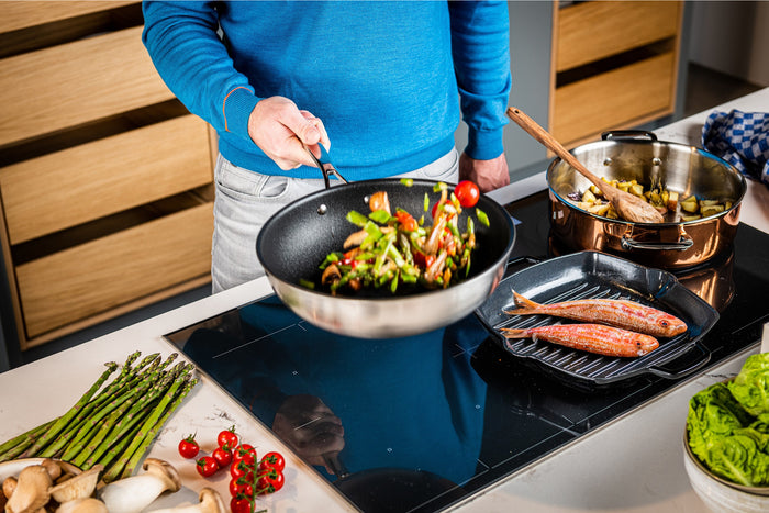 DUCQ wok 3 laags - 28 cm met anti-aanbaklaag - PFOA vrij