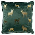 Deer - Kerst kussenhoezen - 45x45 cm, groen