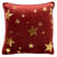 Stars - Kerst kussenhoezen - 45x45 cm, rood
