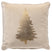 Tree - Kerst kussenhoezen - 45x45 cm, wit