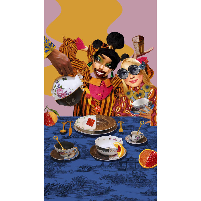 Hybrid koffiekop en schotel Eufemia