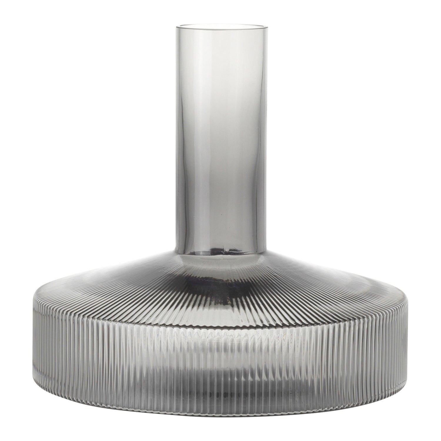 Ferm Living Ripple Decanteerkaraf - Smoked Grey