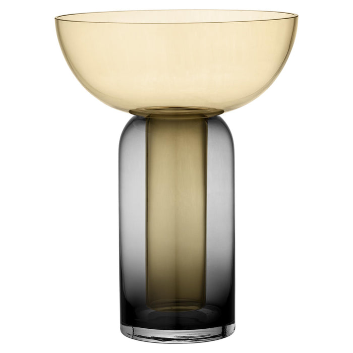 AYTM Torus vaas small zwart|amber