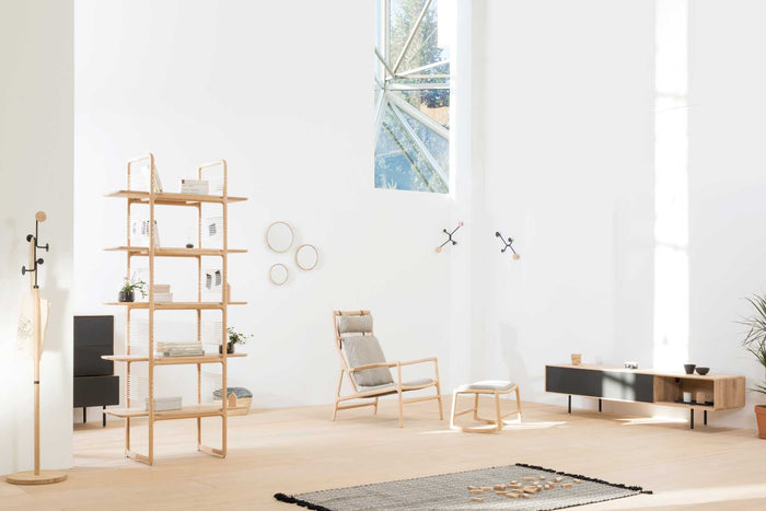 Hook wandkapstok rechte muur groen