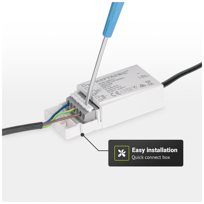 HOFTRONIC 3x Venezia - LED Inbouwspots Badkamer IP65 Zilver