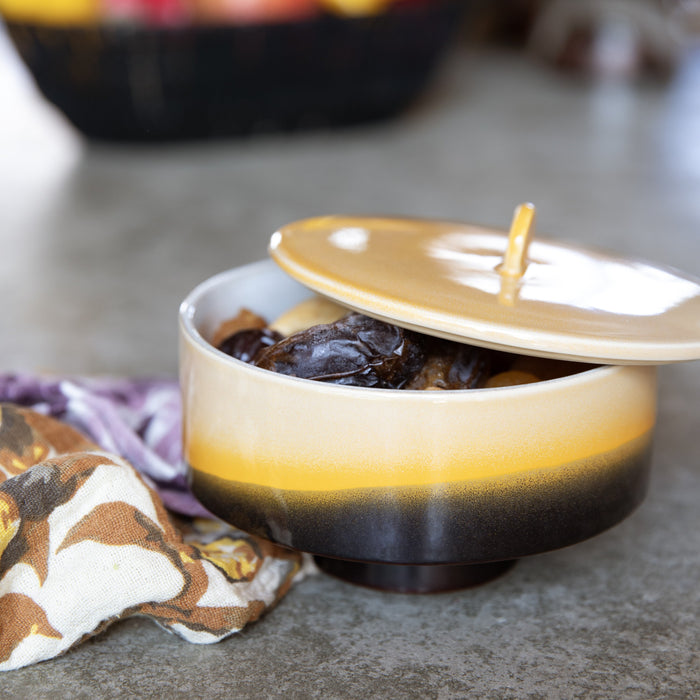 HKliving 70's Ceramics Bonbon Schaal - Sunshine