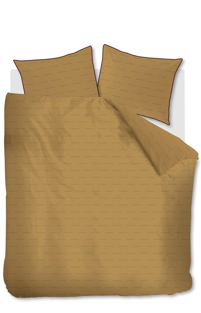 vtwonen Blurred Lines  Dekbedovertrek - 200x200|220 - Geel