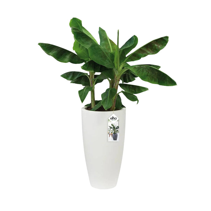 elho Pure Soft Round High Bloempot Ø 30 cm - Wit