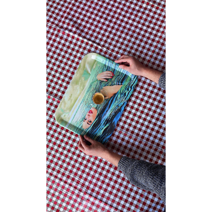 Toiletpaper dienblad Sea Girl