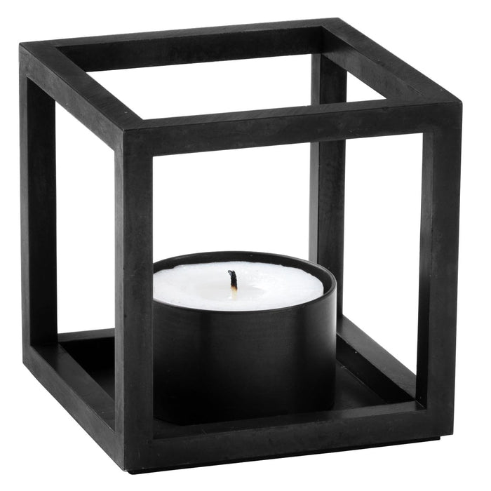 Audo Copenhagen Kubus T theelichthouder zwart