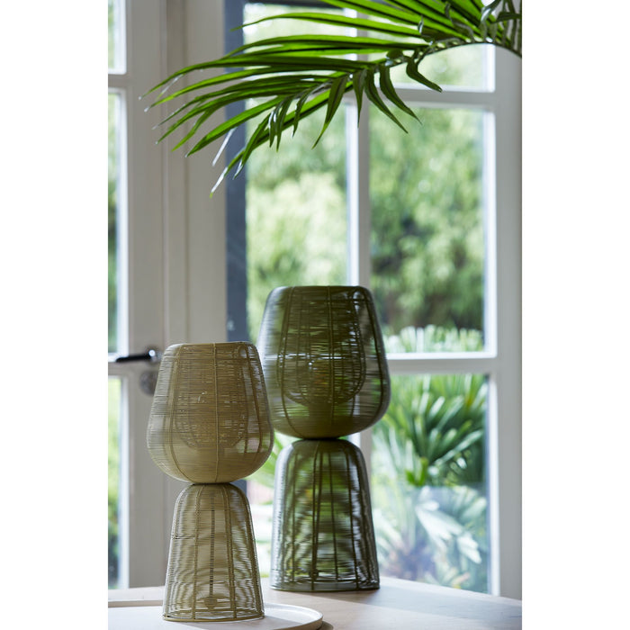 Light & Living Tafellamp Aboso - Groen - Ø18cm