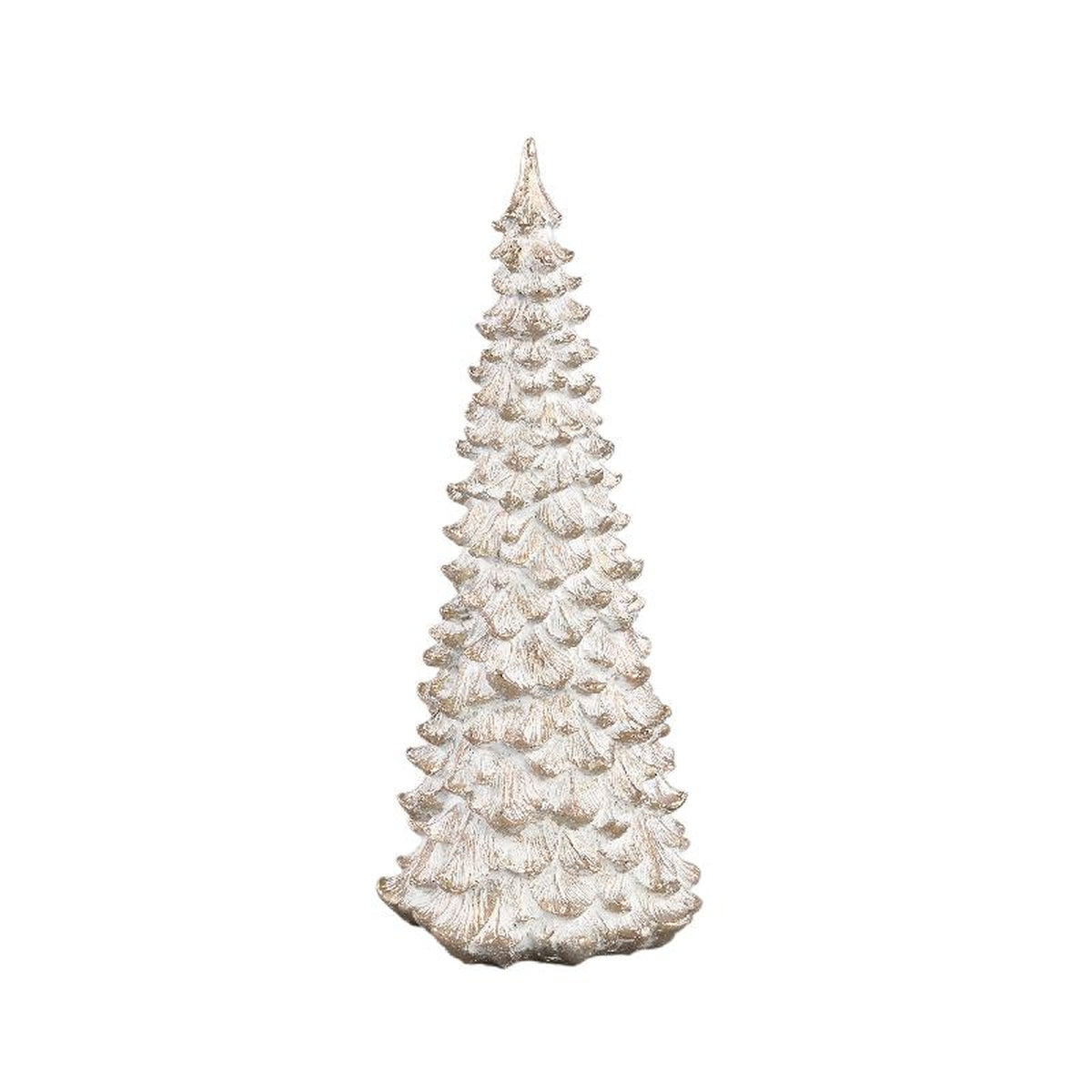 PTMD Kerstversiering Boom Talor - 14x14x30 cm - Polyester - Goud