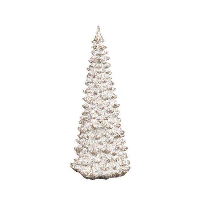 PTMD Kerstversiering Boom Talor - 14x14x30 cm - Polyester - Goud