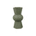 present time - Vase Geo Count polyresin jungle green