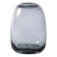 PTMD Farish Ronde Vaas - H16 x Ø12,5 cm - Glas - Grijs