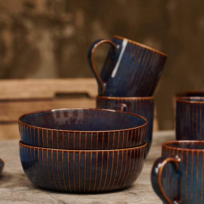 Dutch Rose Sapphire Kom 17 Blauw