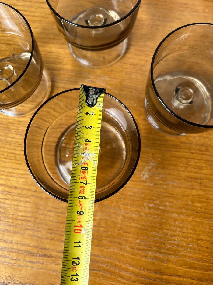 Reliving Vintage Feestelijke Coupeglazen In Rookglas Kerst