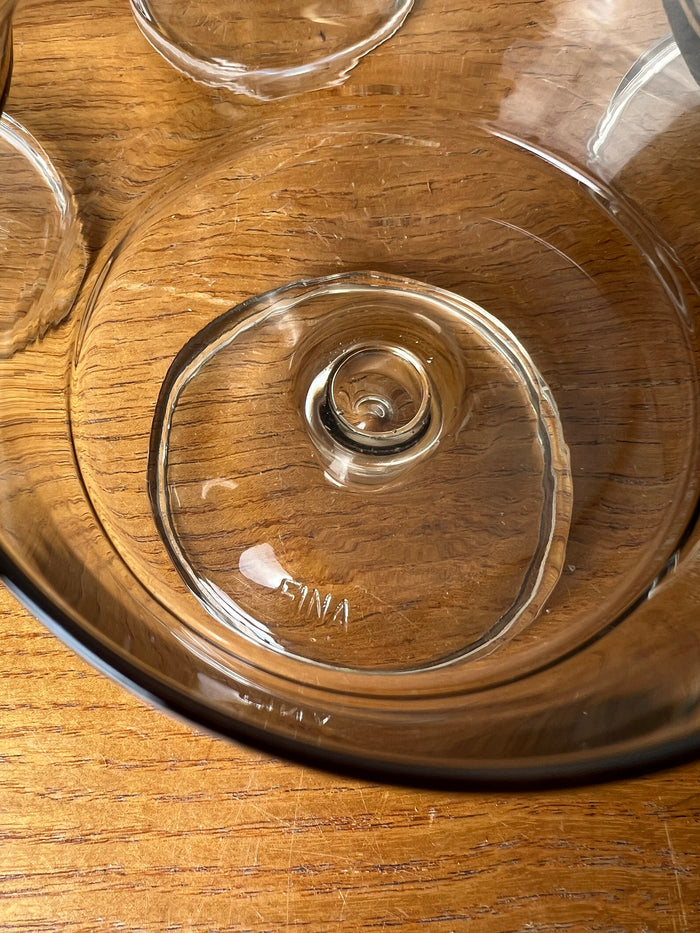 Reliving Vintage Feestelijke Coupeglazen In Rookglas Kerst