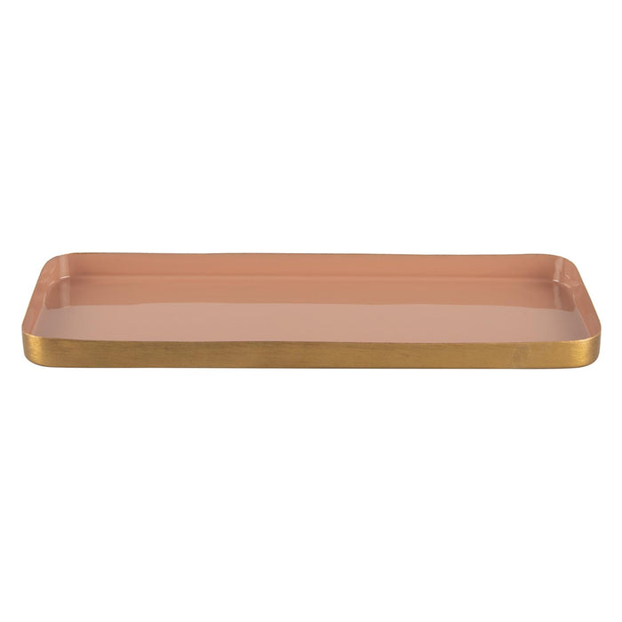 Present Time Dienblad Festive  - Roze - 13x2x32 cm