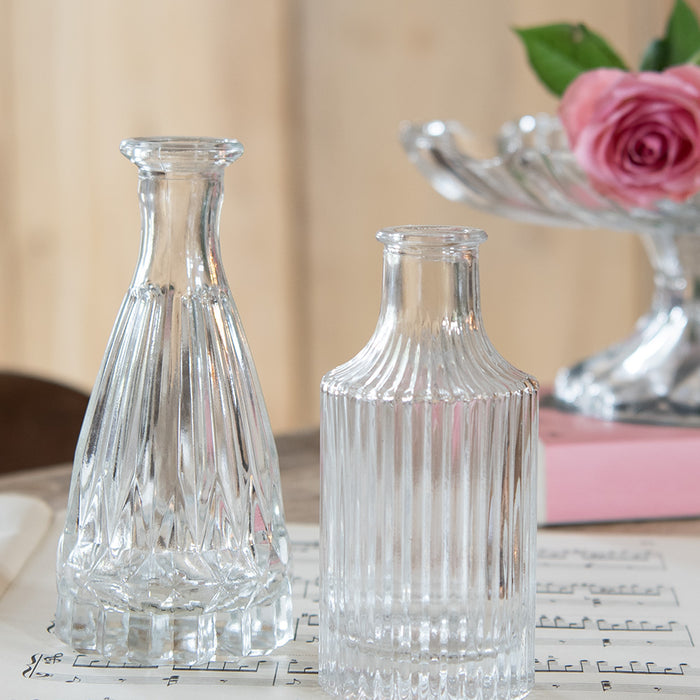 Clayre & Eef Vaas Ø 7x15 cm Glas