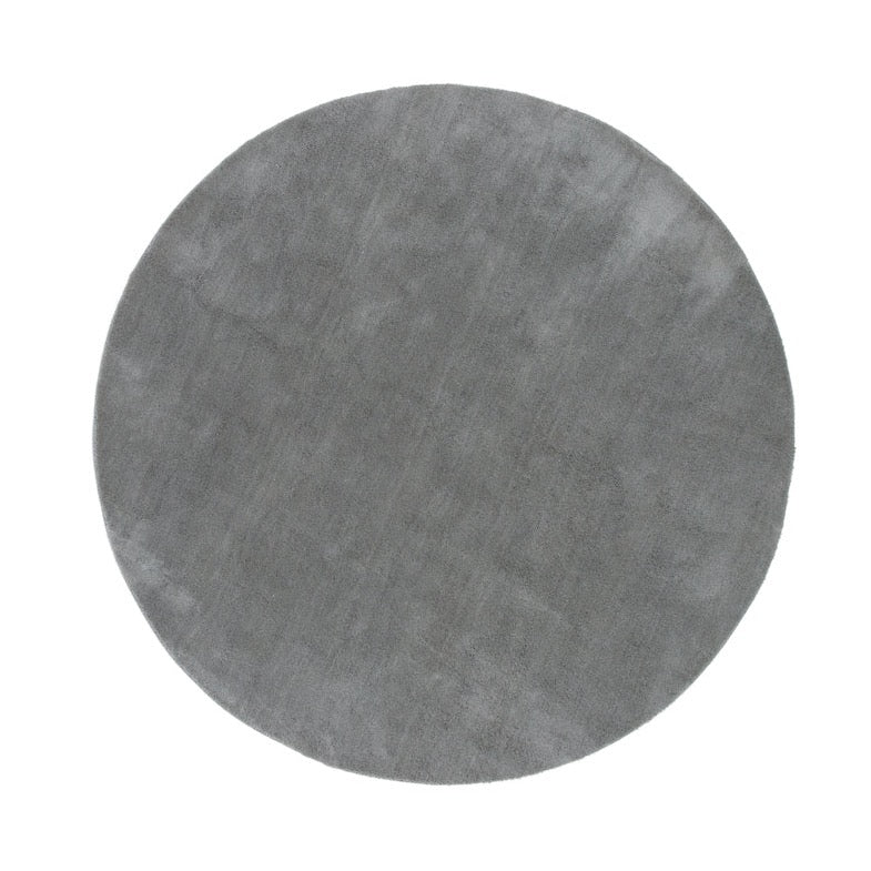Rebellenclub Bramming Vloerkleed Rond ø200 - Grijs