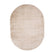 Rebellenclub Dorris Vloerkleed Ovaal 340x240- Beige