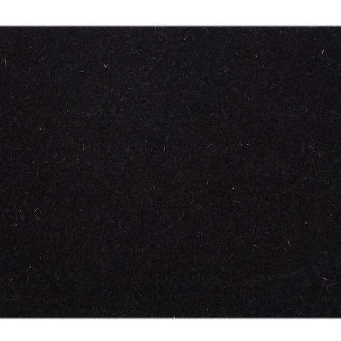SVJ Deurmat Rechthoekig - 100 x 80 cm - Kokos - Zwart