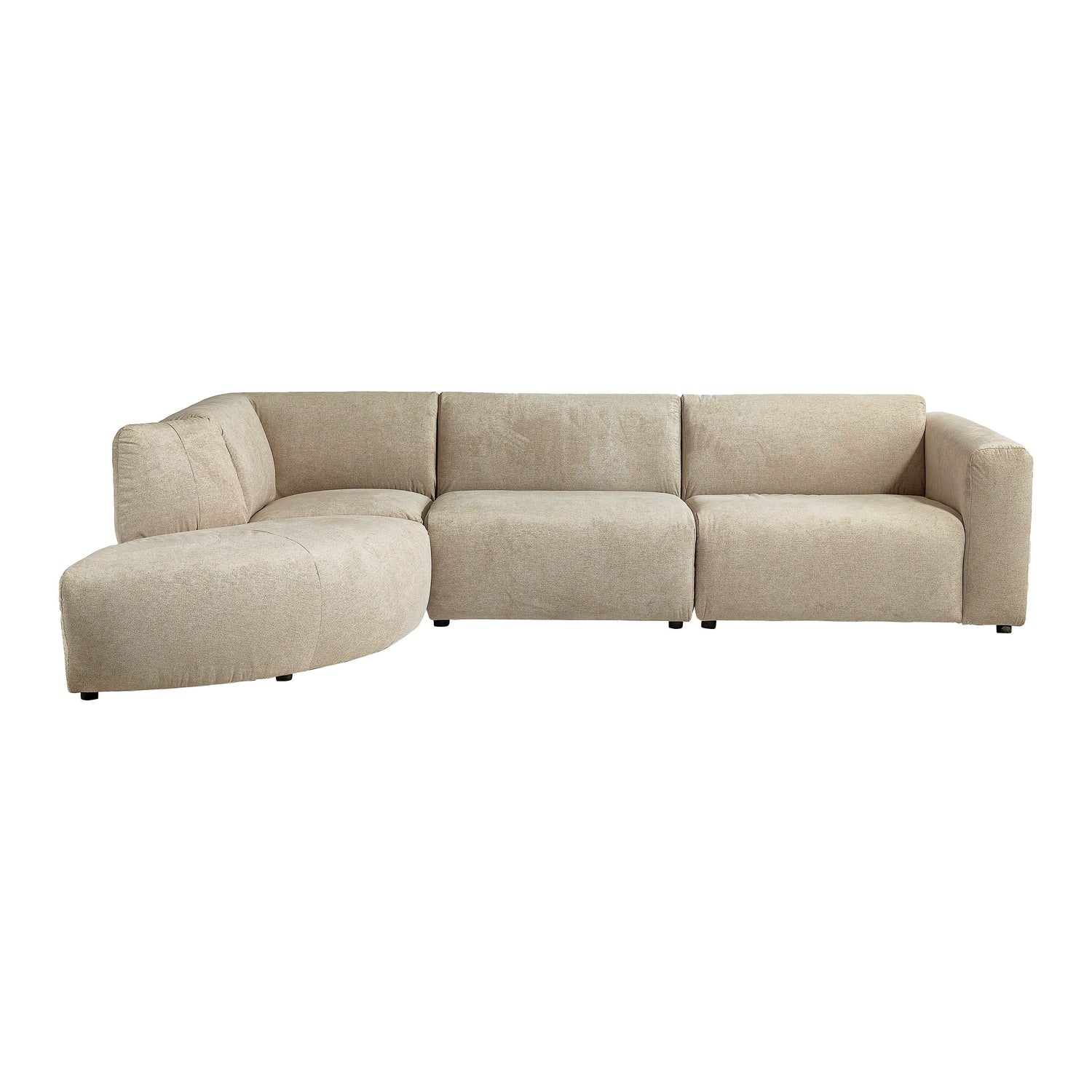 by fonQ Move Hoekbank Links - Ronde Hoek - Zand