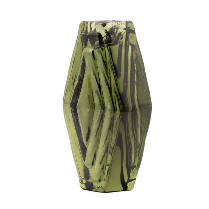 Brût Homeware, Set van 2 Kaarshouder Hexagon, smokey green