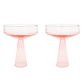 Brût Homeware, Coupe Claude, roze, set van 2