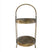 DKNC - Etagere Liam - Metaal - 23x48 cm - Brons