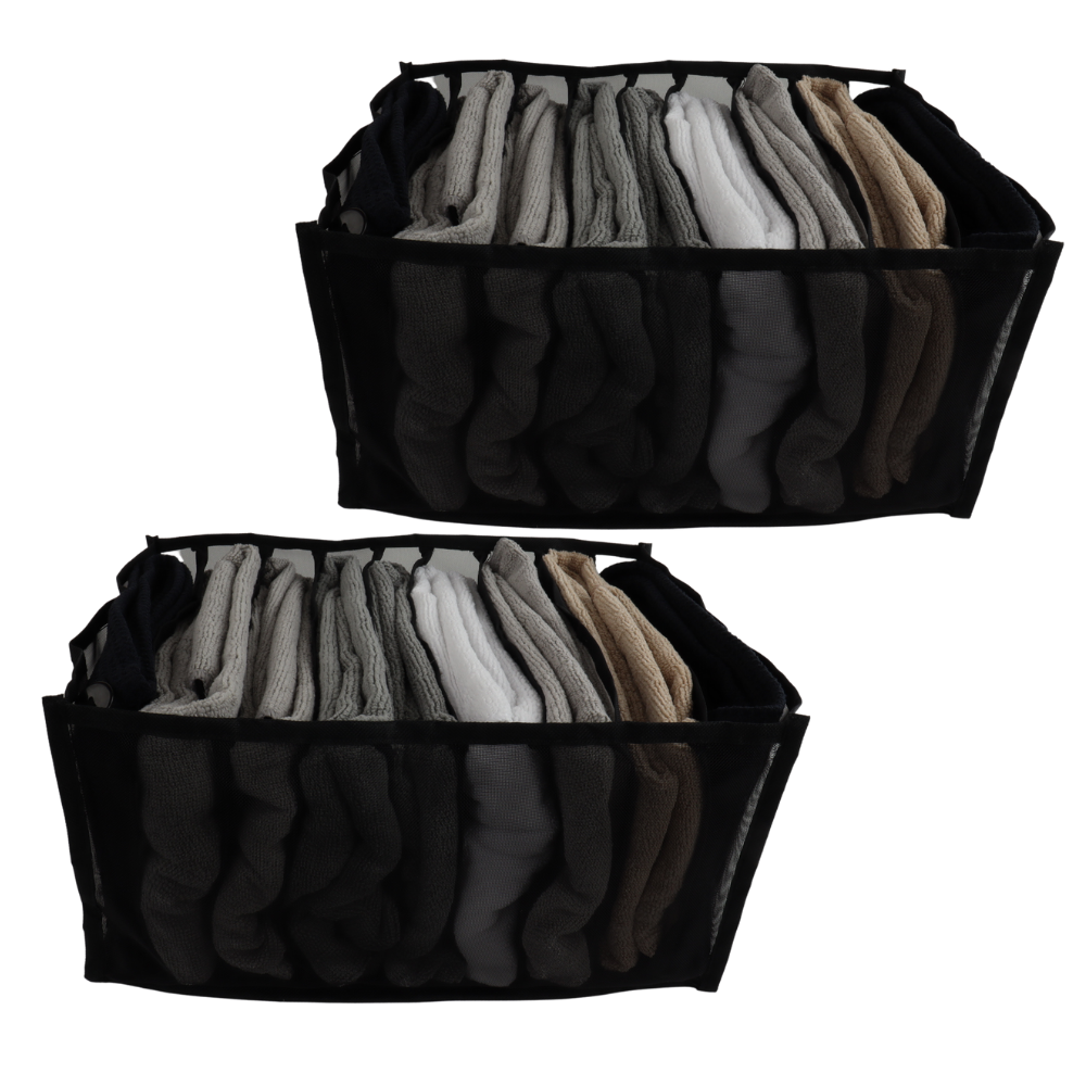 Nordix Kledingkast Organizer Opbergsysteem Broeken Lade Organizer 9...