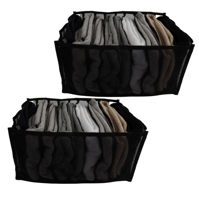 Nordix Kledingkast Organizer Opbergsysteem Broeken Lade Organizer 9...