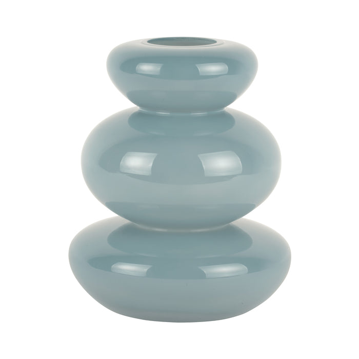 present time - Vaas Bubbles - Blauw - 17x17x20cm