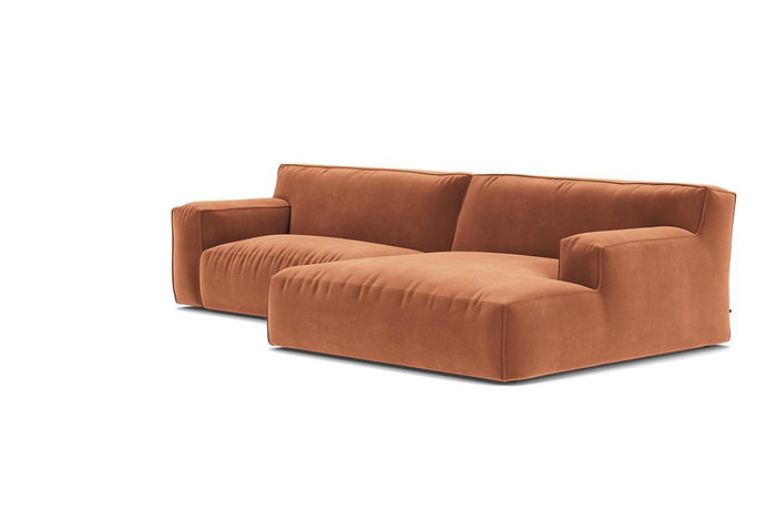 Clay bank met longchair rechts Sydney 22 beige