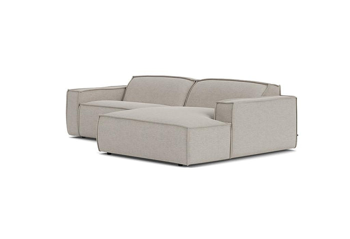 Edge bank met longchair rechts Sydney 22 beige