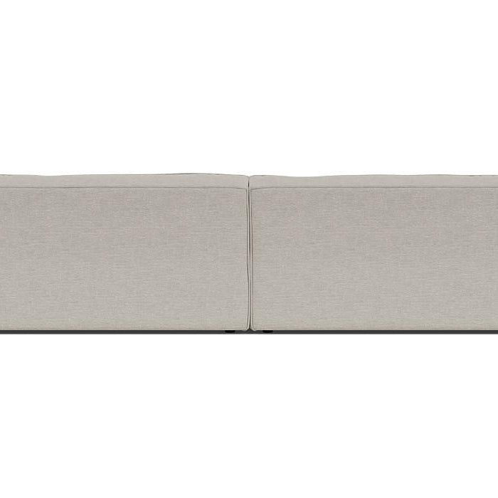 Clay bank met longchair rechts Royal 160 magnolia