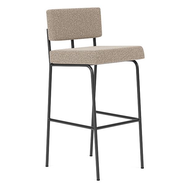 FÉST Monday barkruk 80 zwart Alpine 01 natural