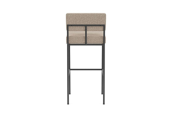 FÉST Monday barkruk 80 zwart Sydney 22 beige