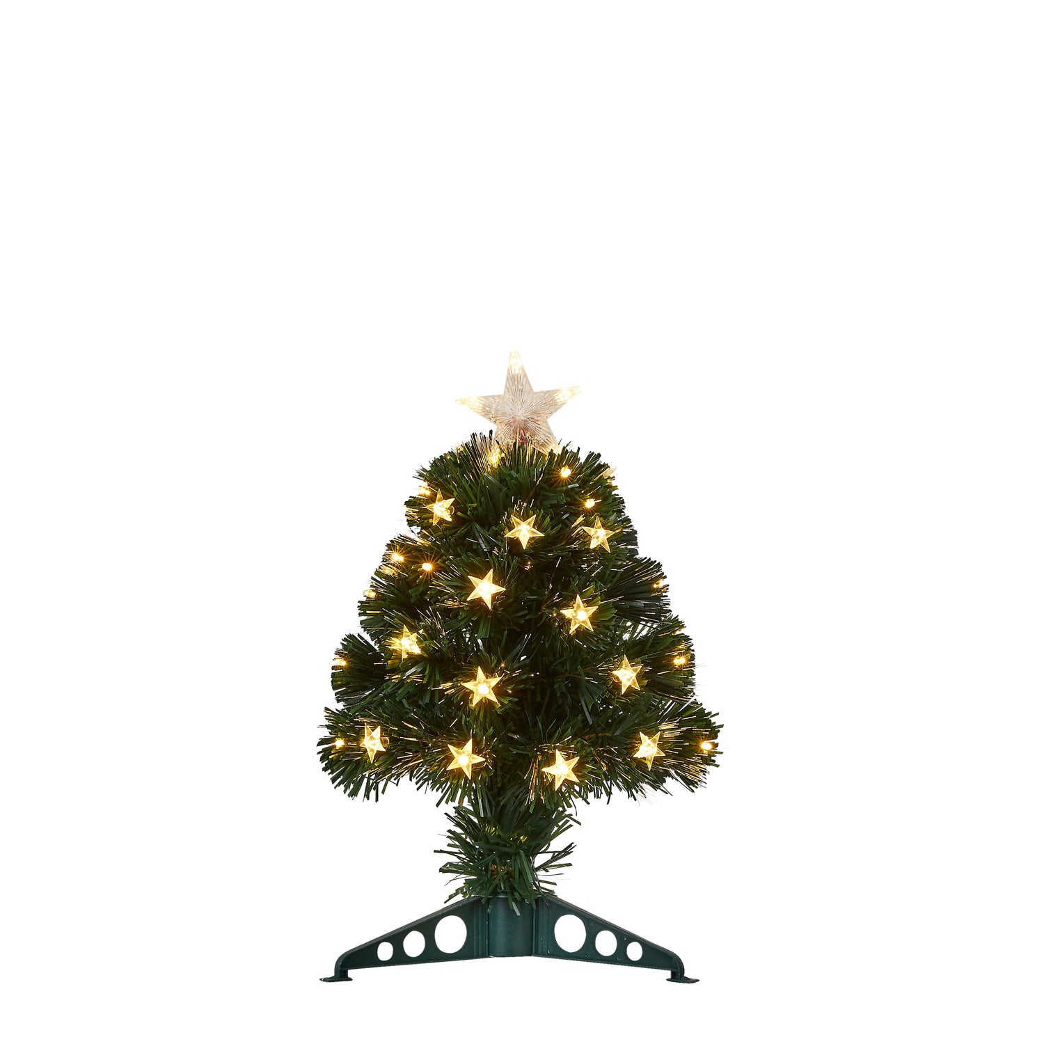 Luca Lighting Mercury Kunstkerstboom - Fibre Optic - H45 x Ø25 cm