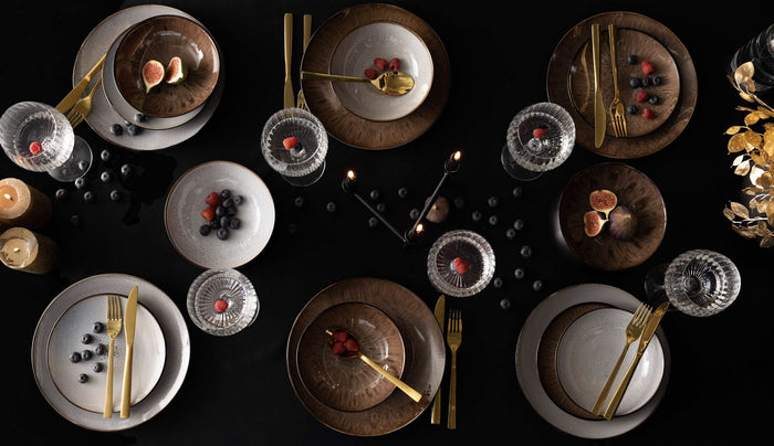 Jay Hill Serviesset Kapas - 16-delig | 4 personen - Grijs