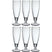 Bormioli Rocco Bierglazen Harmonia - 6 stuks - op voet - 275 ml