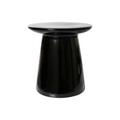 HKliving Earthenware Bijzettafel M - Glossy Black