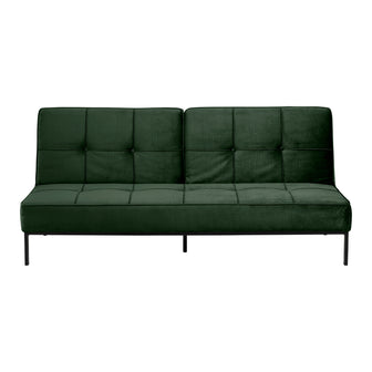 by fonQ basic Sabine Slaapbank - Fluweel - Donkergroen