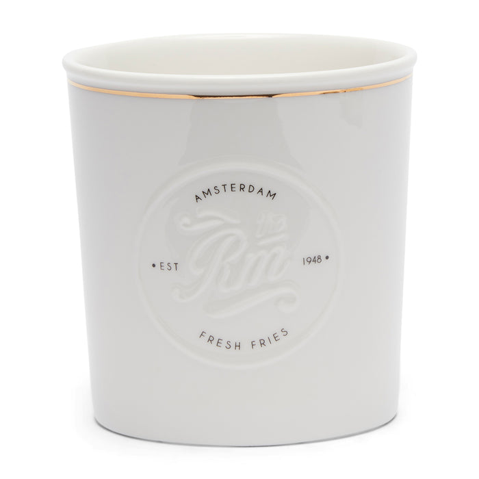 Riviera Maison Frietbakje, Serveerschaal Patat - Fresh Fries - Wit