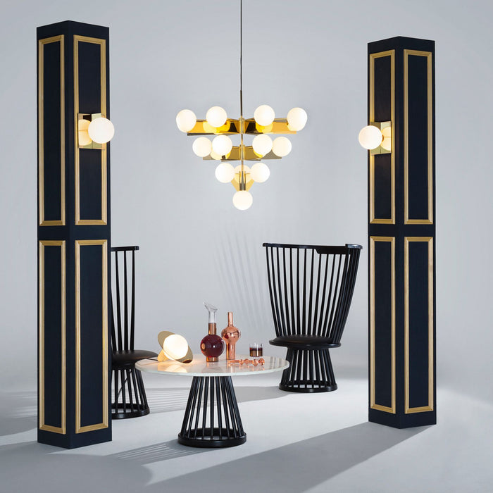 Tom Dixon Fan eetkamerstoel zwart