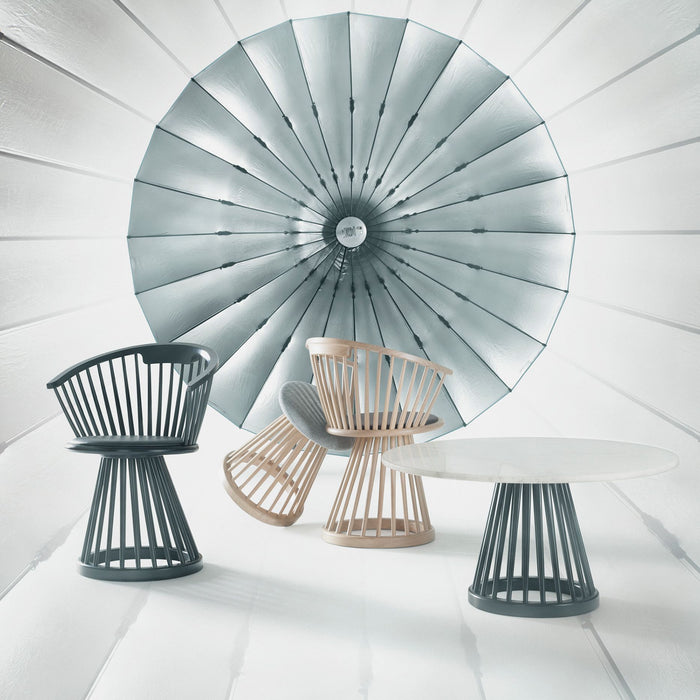 Tom Dixon Fan eetkamerstoel zwart