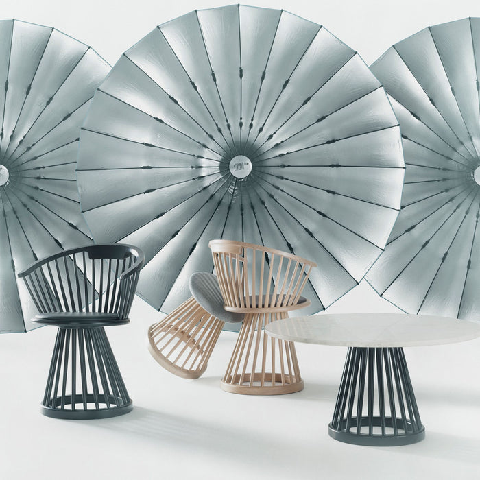 Tom Dixon Fan eetkamerstoel zwart