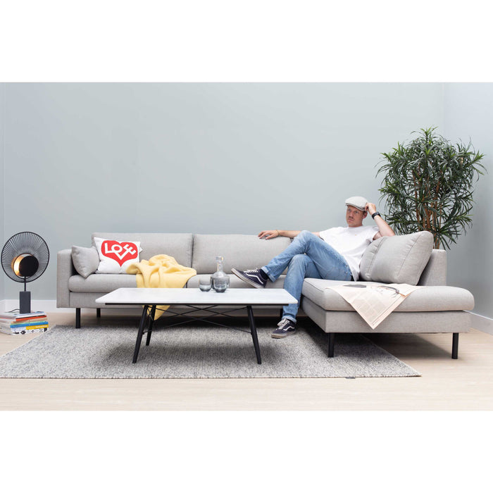 Mette hoekbank links lichtgrijs