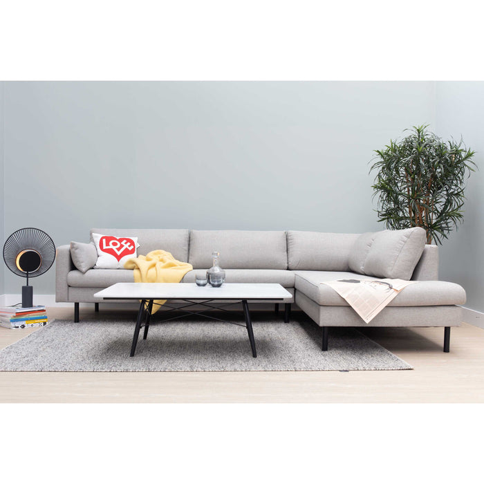 Mette hoekbank links lichtgrijs